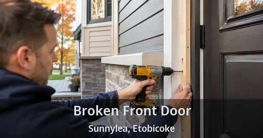 Broken Front Door Sunnylea, Etobicoke - ON