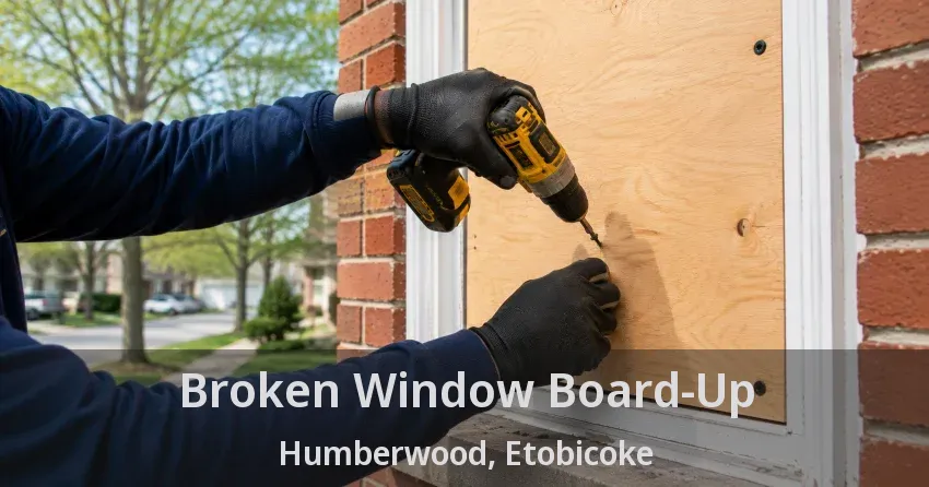 Broken Window Board-Up Humberwood, Etobicoke - ON