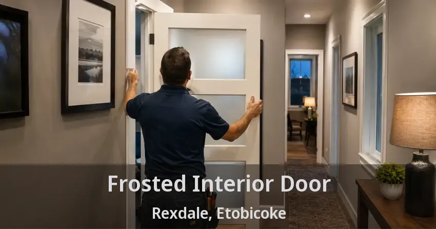 Frosted Interior Door Rexdale, Etobicoke - ON
