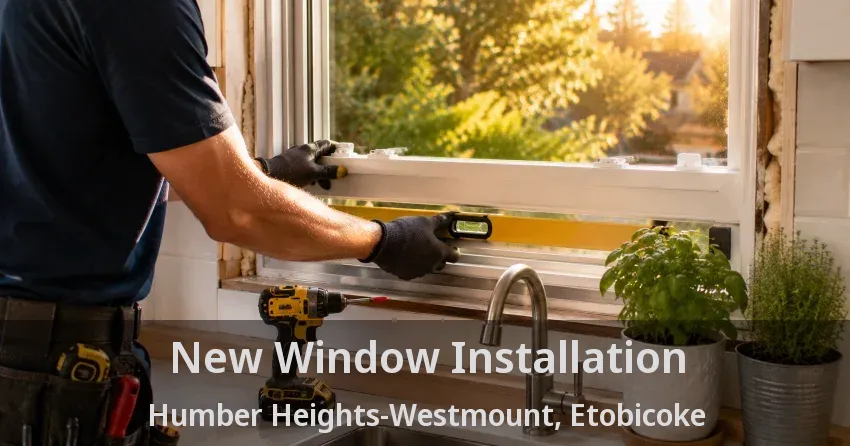 New Window Installation Humber Heights-Westmount, Etobicoke - ON