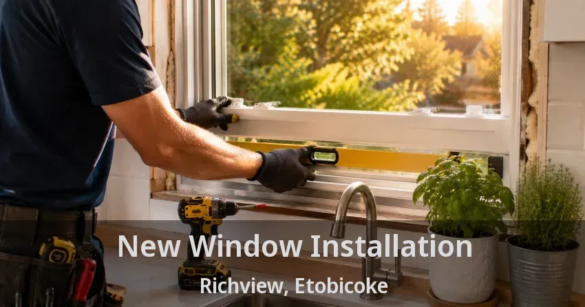 New Window Installation Richview, Etobicoke - ON