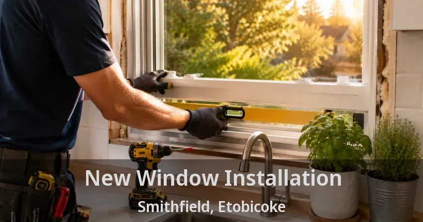 New Window Installation Smithfield, Etobicoke - ON