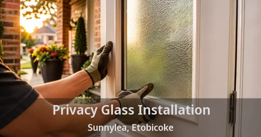 Privacy Glass Installation Sunnylea, Etobicoke - ON
