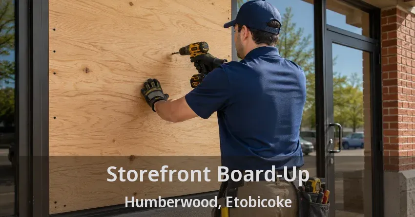 Storefront Board-Up Humberwood, Etobicoke - ON