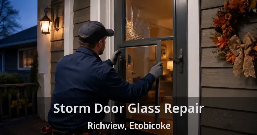 Storm Door Glass Repair Richview, Etobicoke - ON