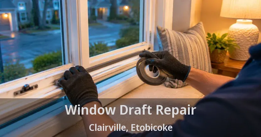 Window Draft Repair Clairville, Etobicoke - ON
