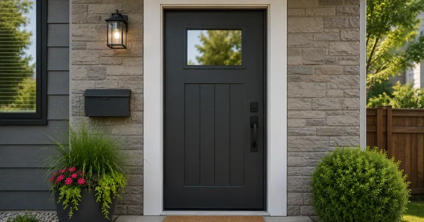 emergency door replacement Sunnylea, Etobicoke installation in progress