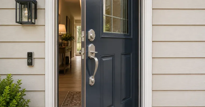 energy-efficient exterior door upgrade installation in Clairville, Etobicoke