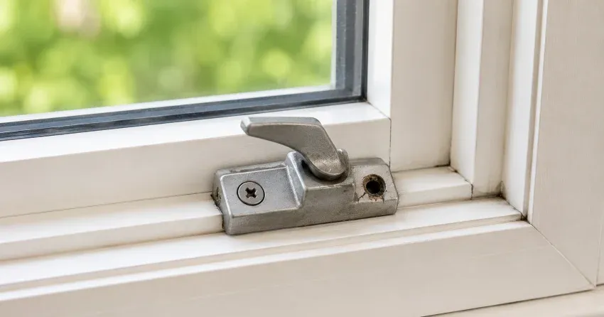 technician repairing a window balance mechanism in Etobicoke
