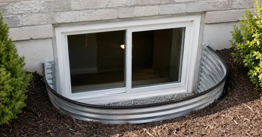 new casement kitchen window installed above sink in Etobicoke